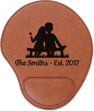 Cargar imagen en el visor de la galería, Leather Mouse Pad - DESIGN YOUR OWN - Custom - Personalized
