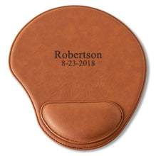 Cargar imagen en el visor de la galería, Leather Mouse Pad - DESIGN YOUR OWN - Custom - Personalized