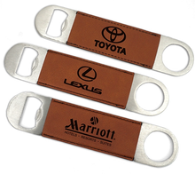 Charger l'image dans la galerie, Leather & Metal Bottle Opener - DESIGN YOUR OWN -Custom - Personalized