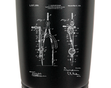 Load image into Gallery viewer, Geometry Metal Compass technical drawing instrument - engraved Tumbler - insulated stainless steel travel mug