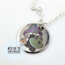 Load image into Gallery viewer, Limited Edition (12 of 12) SOLD Color laser engraved Mushroom necklace - 925 Silver