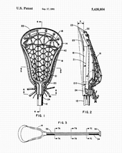 Load image into Gallery viewer, lacrosse Leather Patch Hat - engraved