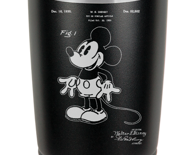 Walt Disney Mickey Mouse Patent 1929 - Vintage Coffee Mug by