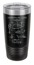 Load image into Gallery viewer, Blackhawk Military helicopter - engraved Tumbler - insulated stainless steel travel mug.