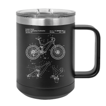 Load image into Gallery viewer, Mountain Bike design - MUG - engraved Insulated Stainless steel