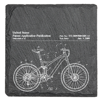Load image into Gallery viewer, Mountain Bike - Laser engraved fine Slate Coaster