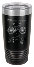 Load image into Gallery viewer, Mountain Bike- engraved Tumbler - insulated stainless steel travel mug