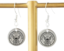 Load image into Gallery viewer, United States NAVY - charm pendant Earrings