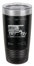 Cargar imagen en el visor de la galería, Horse Drawn Ambulance Medical History - engraved Tumbler - insulated stainless steel travel mug
