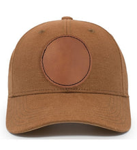 Load image into Gallery viewer, HEMP Leather Patch hat - DESIGN YOUR OWN - Custom - Personalized