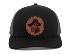 Load image into Gallery viewer, Pirate Black beard - engraved Leather Patch hat