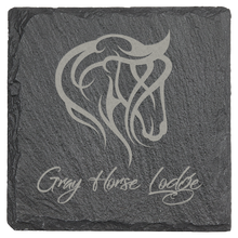 Cargar imagen en el visor de la galería, Slate Coaster Personalized - Square - DESIGN YOUR OWN - Custom - Personalized