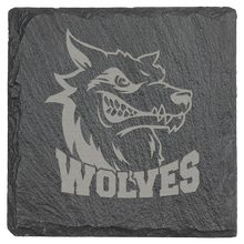 Cargar imagen en el visor de la galería, Slate Coaster Personalized - Square - DESIGN YOUR OWN - Custom - Personalized