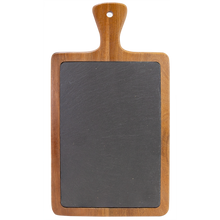Load image into Gallery viewer, Slate & Wood Cutting board -DESIGN YOUR OWN - Custom - Personalized