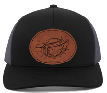Load image into Gallery viewer, Ski Goggles Patent engraved Leather Patch hat