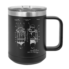 Charger l'image dans la galerie, Scuba diving tank patent drawing - MUG - engraved Insulated Stainless steel