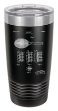 Load image into Gallery viewer, Godfrey Tennis Racket - engraved Tumbler - insulated stainless steel travel mug