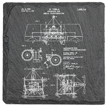 Load image into Gallery viewer, Tesla 1916 Arial Transportation - Laser engraved fine Slate Coaster