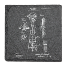 Load image into Gallery viewer, Windmill 1906 Turnip Designs - Laser engraved fine Slate Coaster