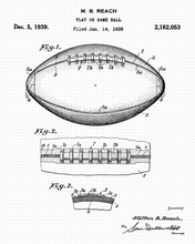 Load image into Gallery viewer, Football engraved Leather Patch hat