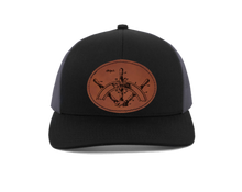 Load image into Gallery viewer, Leather Patch hat (5 patch styles) - DESIGN YOUR OWN -Custom - Personalized