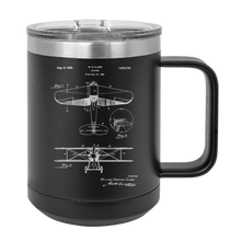 Load image into Gallery viewer, Bi-Plane 1920s - MUG - engraved Insulated Stainless steel