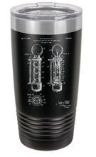 Load image into Gallery viewer, Barber Pole - engraved Tumbler - insulated stainless steel travel mug