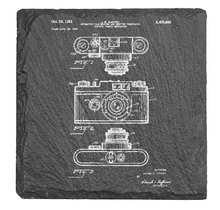 Load image into Gallery viewer, film Photography Camera - Laser engraved fine Slate Coaster
