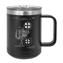 Cargar imagen en el visor de la galería, Cinema Movie Camera Projector - MUG - engraved Insulated Stainless steel