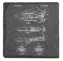Load image into Gallery viewer, NASA Space Shuttle - Laser engraved fine Slate Coaster