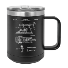 Cargar imagen en el visor de la galería, Oil Rig Oil pumping well - MUG - engraved Insulated Stainless steel