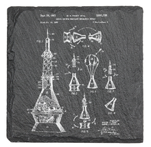 Load image into Gallery viewer, NASA Aerospace Aerial Capsule device - Laser engraved fine Slate Coaster