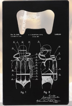 Load image into Gallery viewer, Scuba diving tank patent - engraved - Bottle Opener - Metal