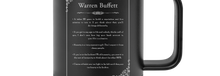 Load image into Gallery viewer, Warren Buffet Quote - MUG - engraved Insulated Stainless steel