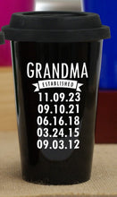 Cargar imagen en el visor de la galería, Engraved Ceramic tumbler travel mug - DESIGN YOUR OWN - Custom - Personalized