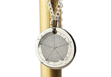 Cargar imagen en el visor de la galería, Disney World EPCOT Spaceship Earth Patent drawing - laser Engraved necklace - 925 Sterling Silver
