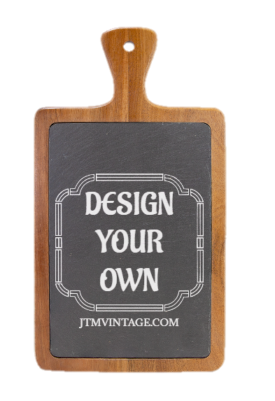 Slate & Wood Cutting board -DESIGN YOUR OWN - Custom - Personalized