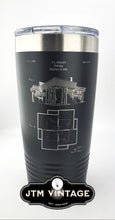 Charger l&#39;image dans la galerie, 1938 Frank Lloyd Wright House Dwelling - engraved Tumbler - insulated stainless steel travel mug
