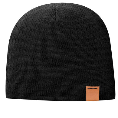 Luxury Leather tag Beanie - DESIGN YOUR OWN - Custom - Personalized
