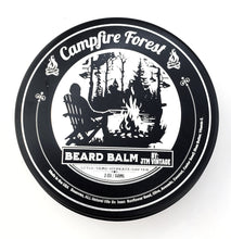 Cargar imagen en el visor de la galería, Campfire Forest - All Natural - Beard Box Set - Beard Balm and Oil - Reusable leather box.
