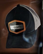 Charger l&#39;image dans la galerie, LUX Custom Metal and Leather patch hat -  DESIGN YOUR OWN - Personalized - Branded
