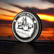 Load image into Gallery viewer, Cattle Driver - All Natural - Beard Box Set - Beard Balm and Oil - Reusable leather box.

