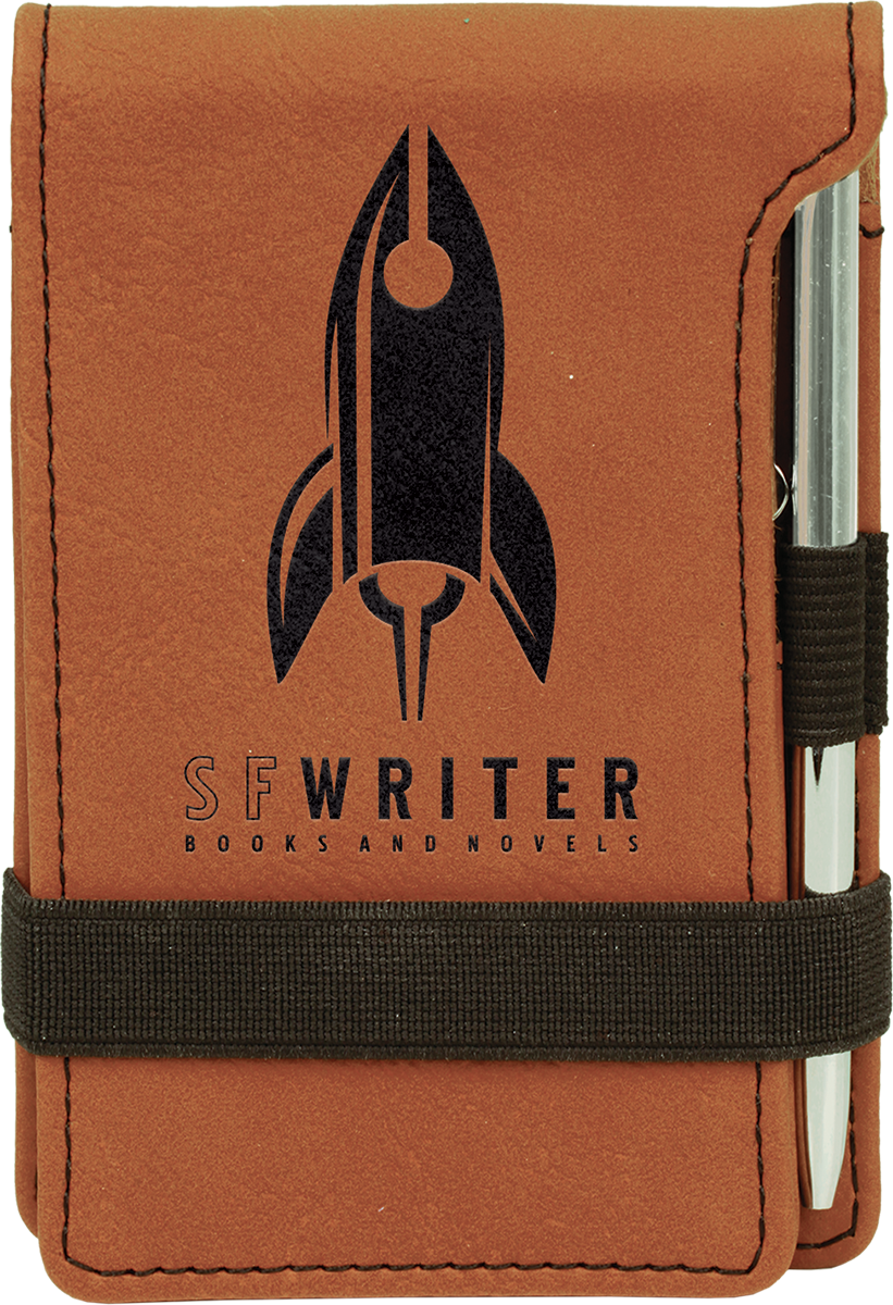 Leather Travel Notepad with Pen - DESIGN YOUR OWN - Personalized