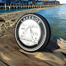 Load image into Gallery viewer, Lakeside - All Natural - Beard Box Set - Beard Balm and Oil - Reusable leather box.
