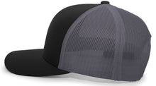 Load image into Gallery viewer, Scales of justice engraved Leather Patch hat
