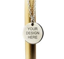 Load image into Gallery viewer, Design your own charm pendant Necklace online - DESIGN YOUR OWN -Personalized - Custom
