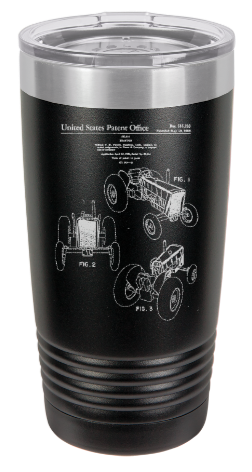 John Deere Tractor  - engraved Tumbler - insulated stainless steel travel mug