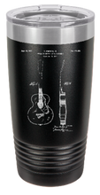 Charger l&#39;image dans la galerie, Gretsch Guitar - engraved Tumbler - insulated stainless steel travel mug
