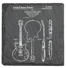 Load image into Gallery viewer, Gibson Semi hollow body Electric guitar - Laser engraved fine Slate Coaster
