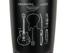Cargar imagen en el visor de la galería, Gibson Semi hollow body Electric guitar - engraved Tumbler - insulated stainless steel travel mug
